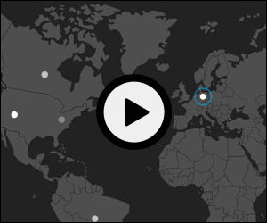 HTML5 World Map Animation